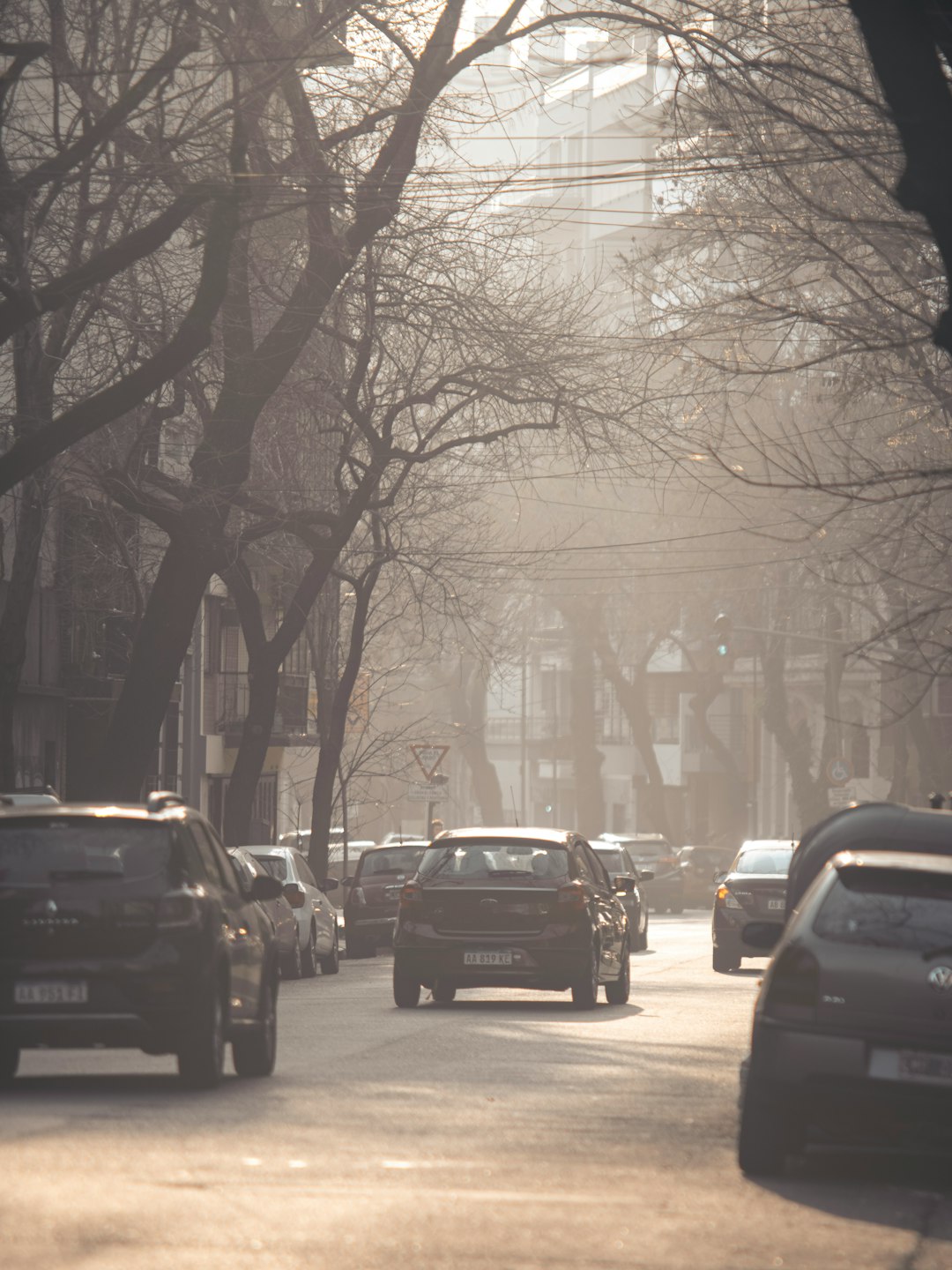 cars parked on the side of the road during daytime