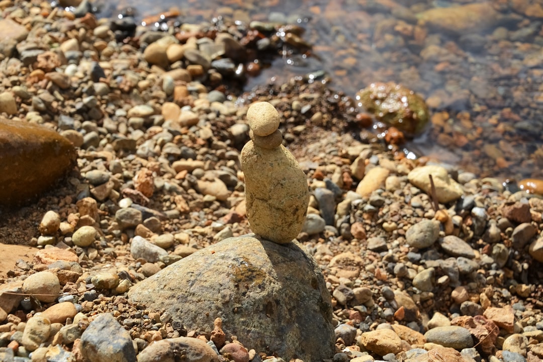 gray stone on gray stone