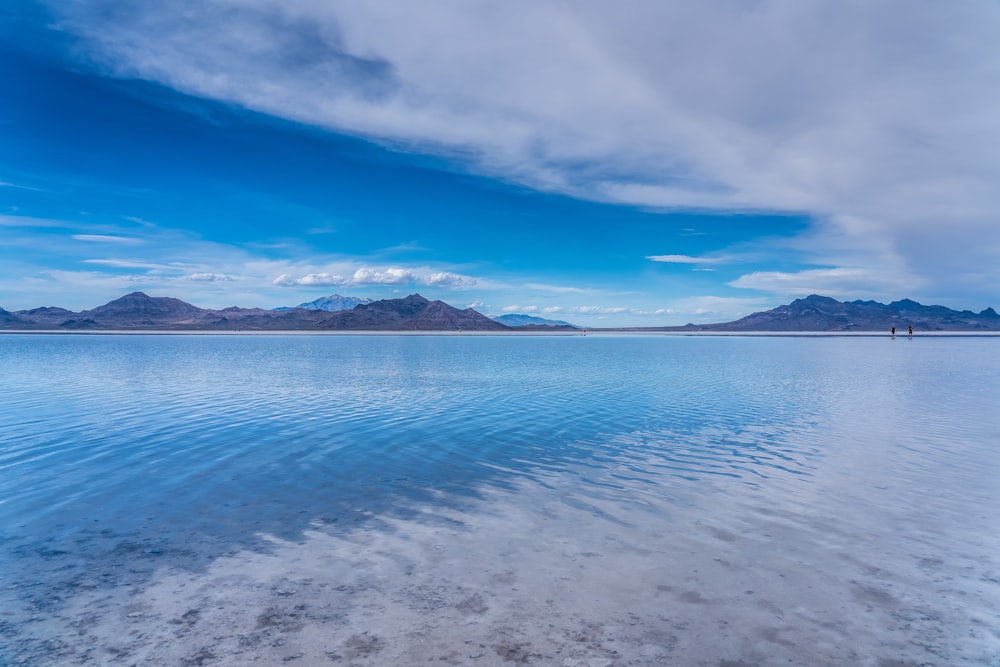 blue sky over the sea