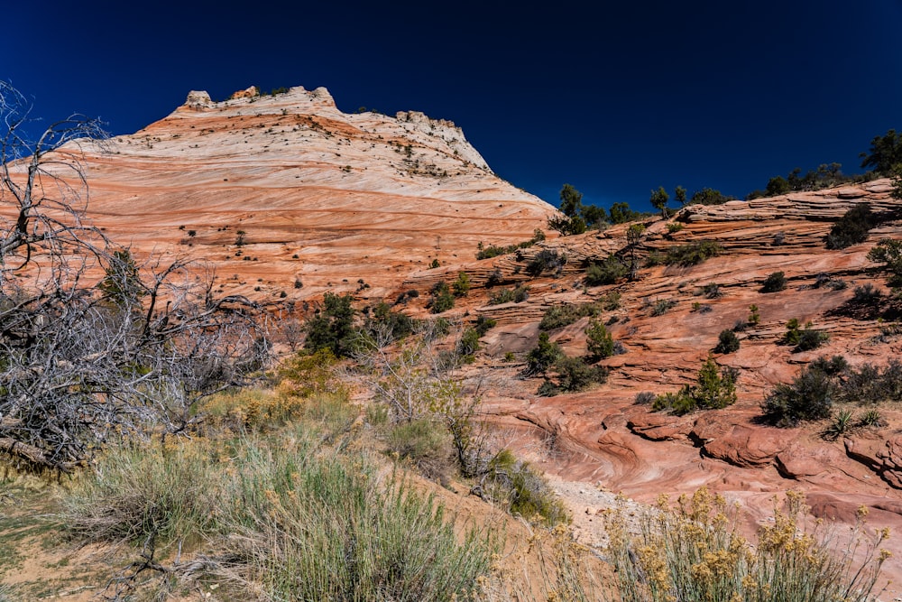 brown rock formation under blue sky during daytime