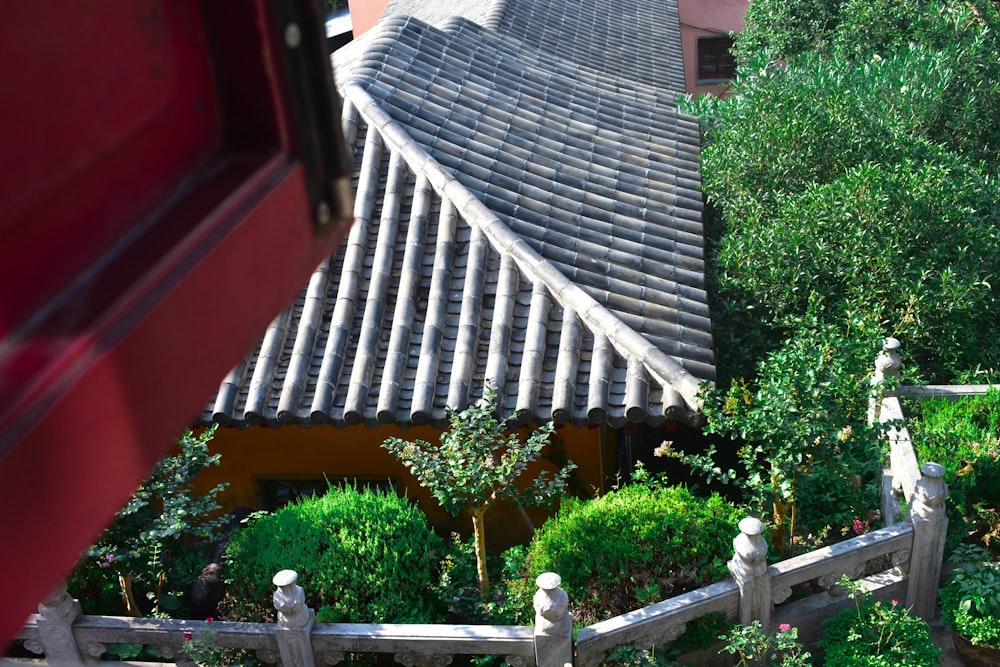 brown and white wooden house