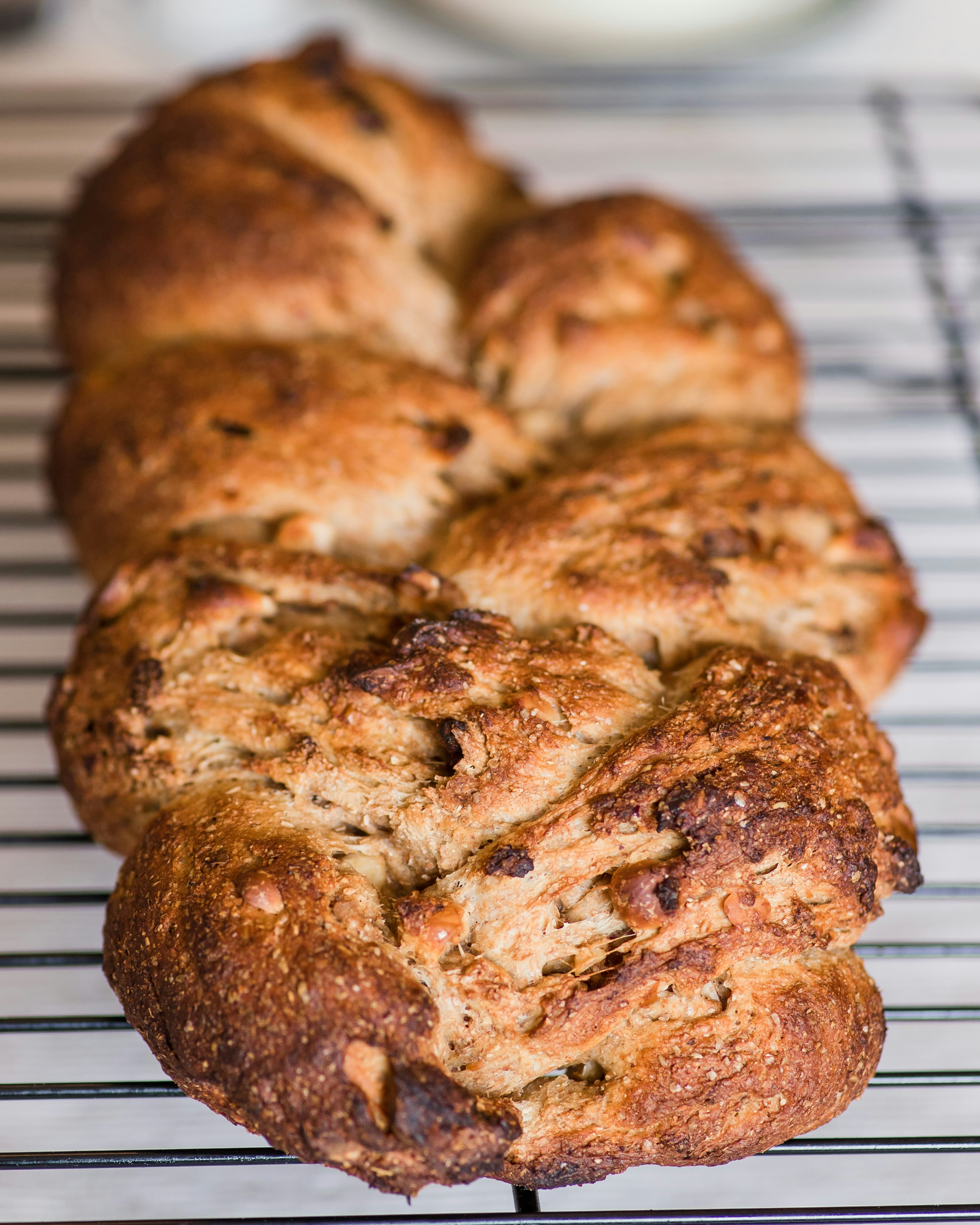 brown bread on brown wooden table