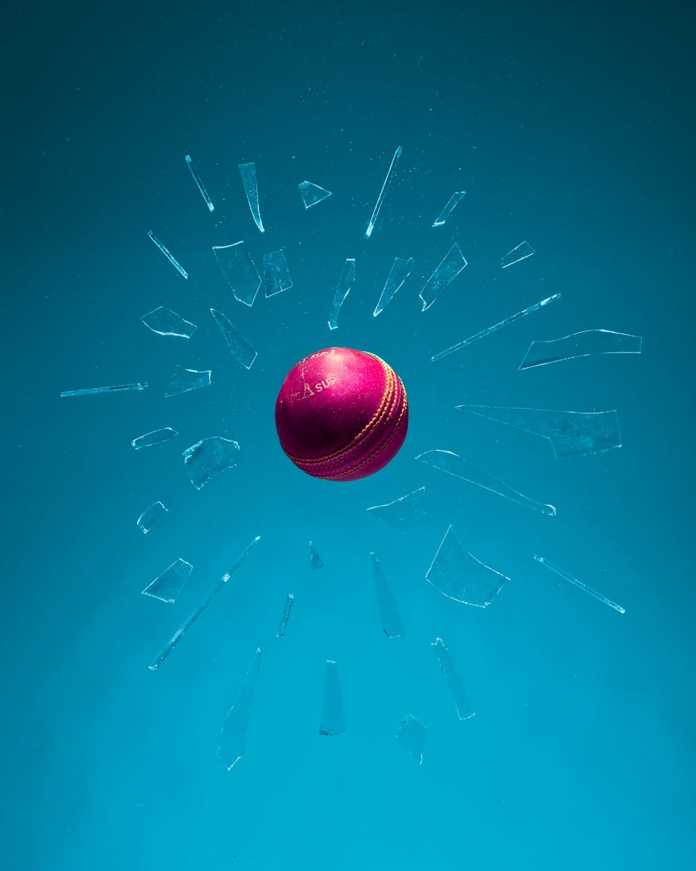 illustrazione della palla rossa e blu