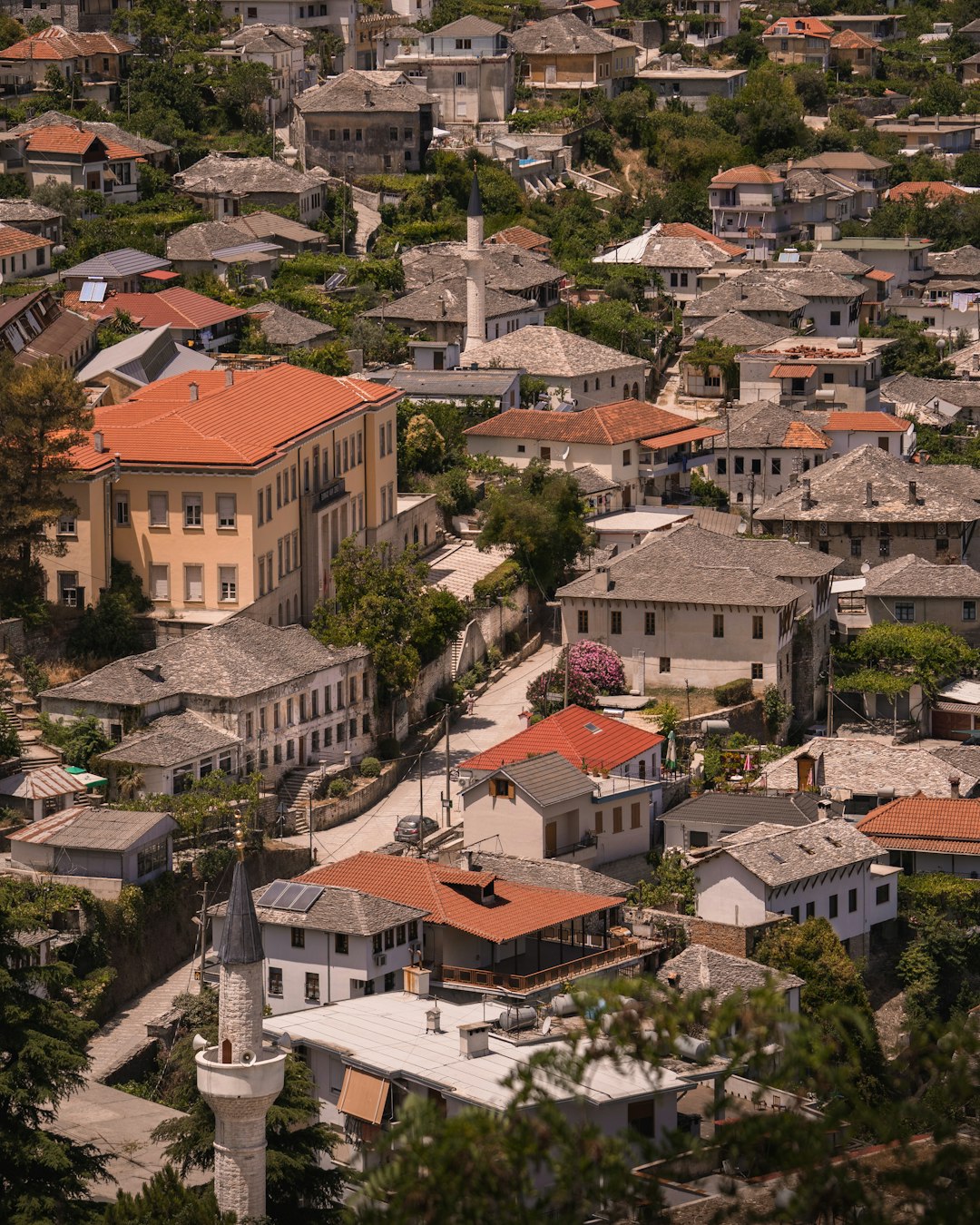 white and brown concrete houses