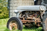 brown and black vintage car