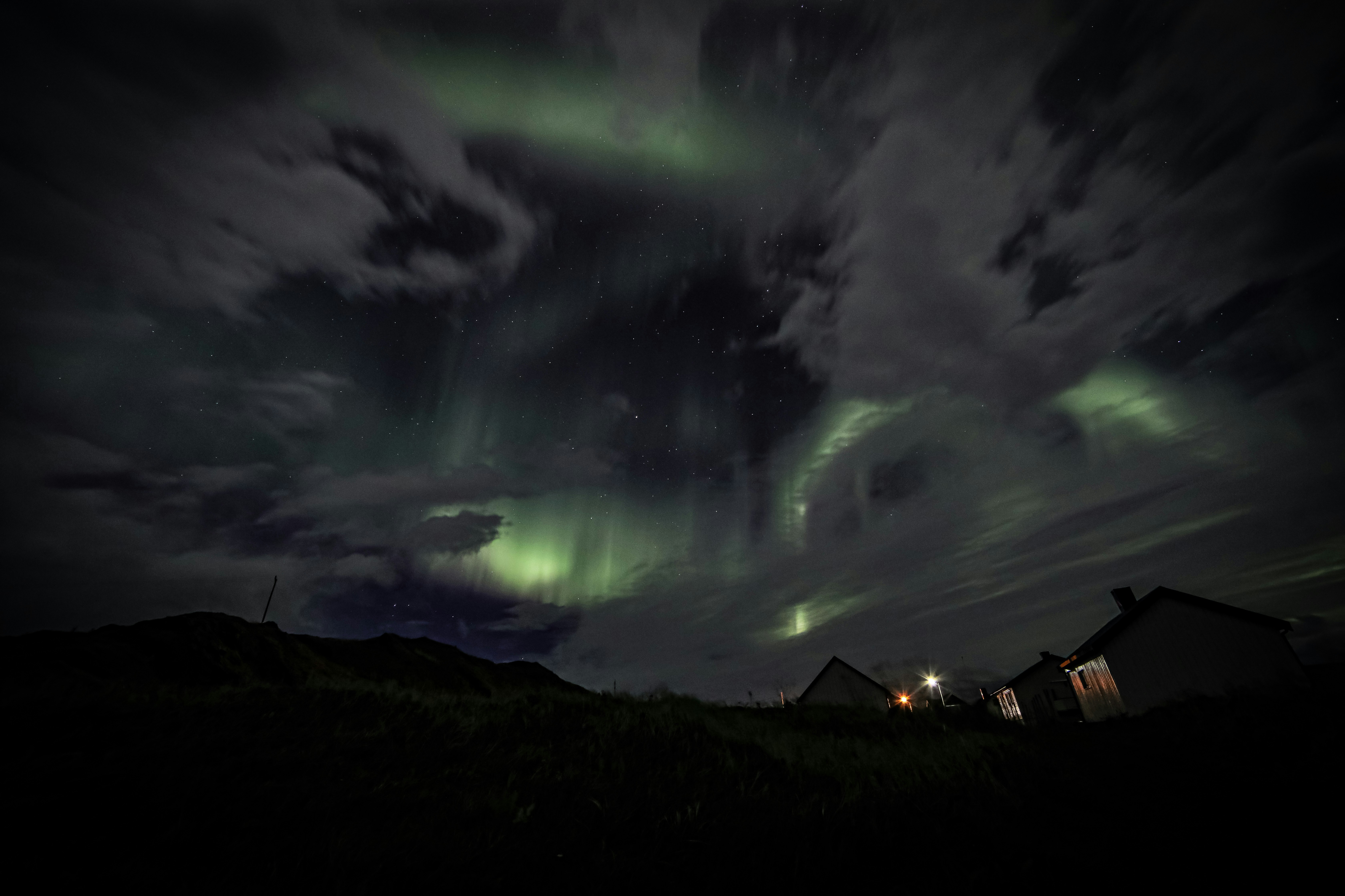 Lienzo Aurora Boreal