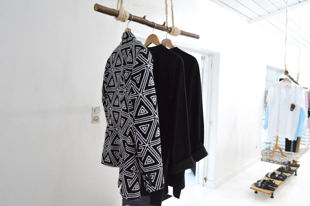 black and white tribal long sleeve shirt