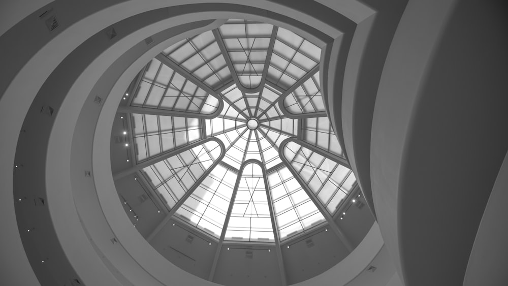 low angle photography of dome building