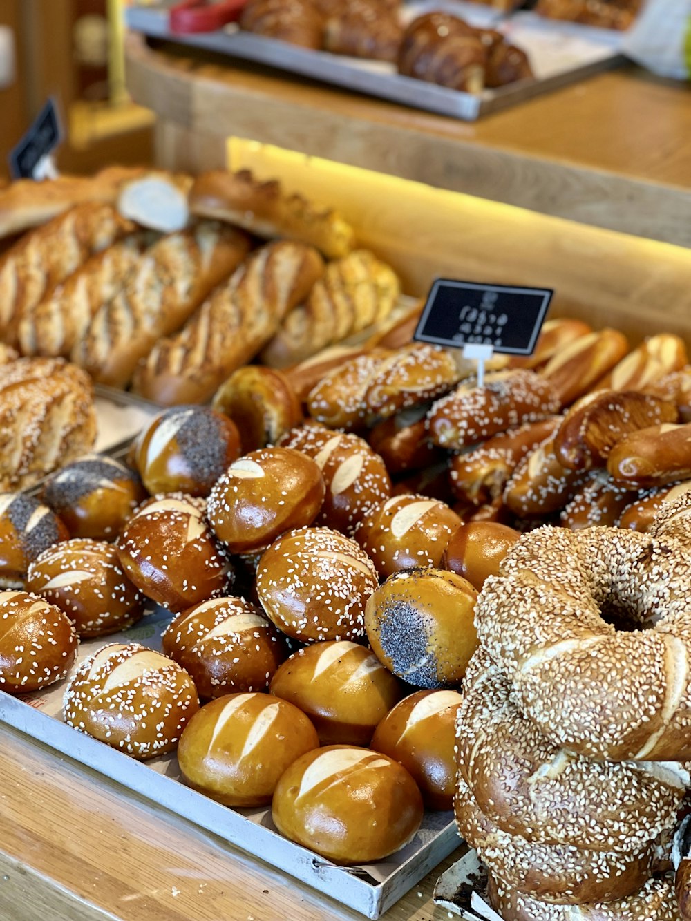 brown doughnuts on white tray