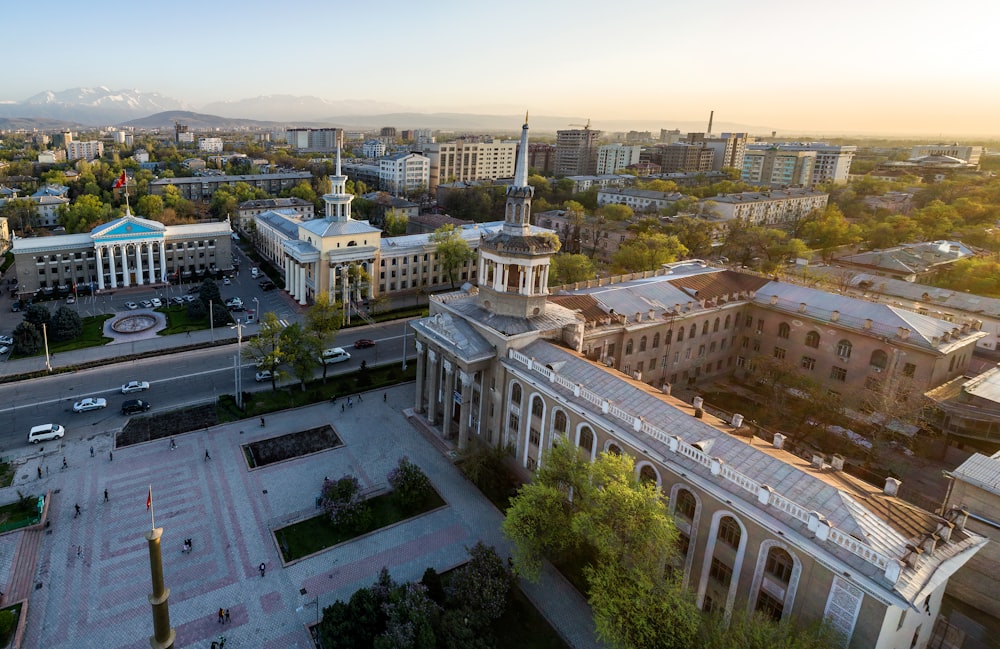 aerial view of city buildings during daytime