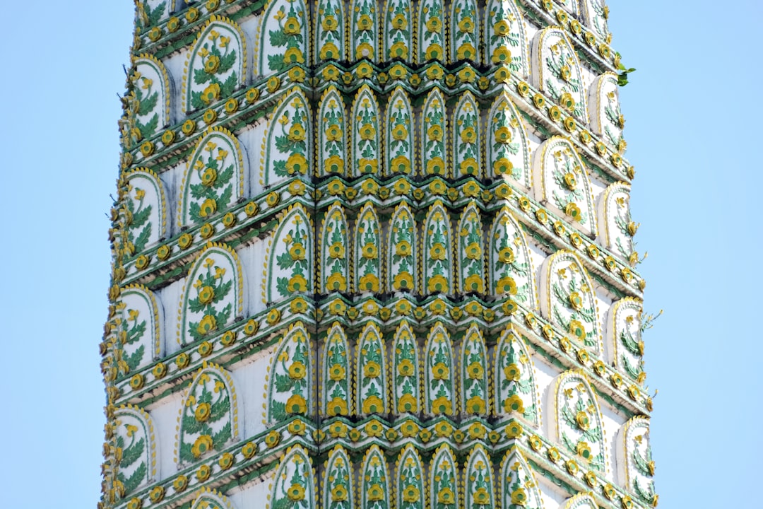 green and white concrete building