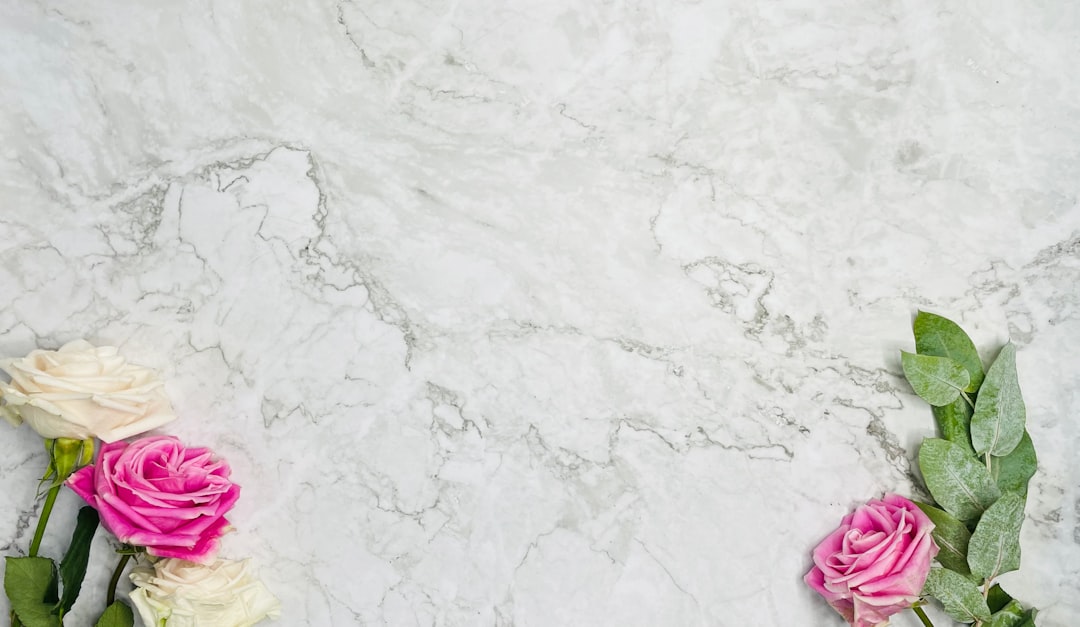 marble floor acnh, marble floor, white and pink floral textile