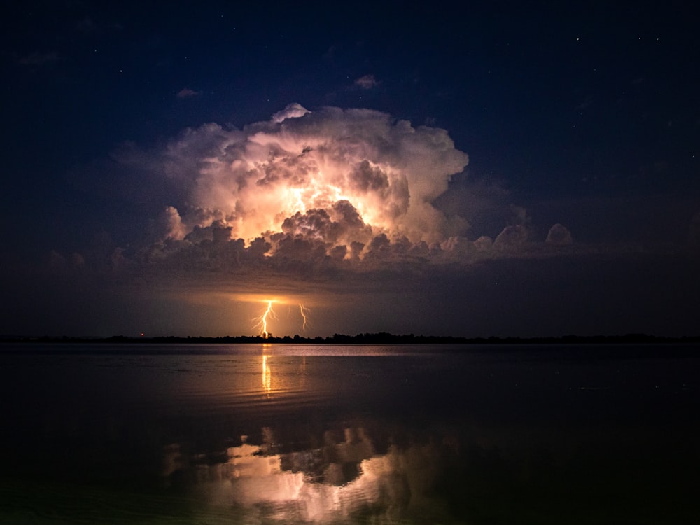 body of water under cloudy sky during daytime