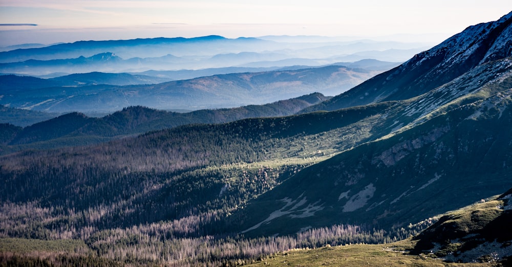 black and white mountains under blue sky during daytime