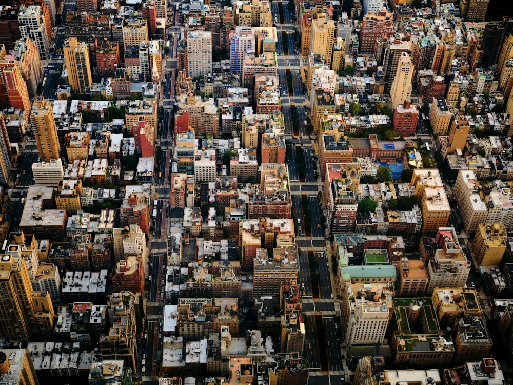 aerial view of city buildings during daytime