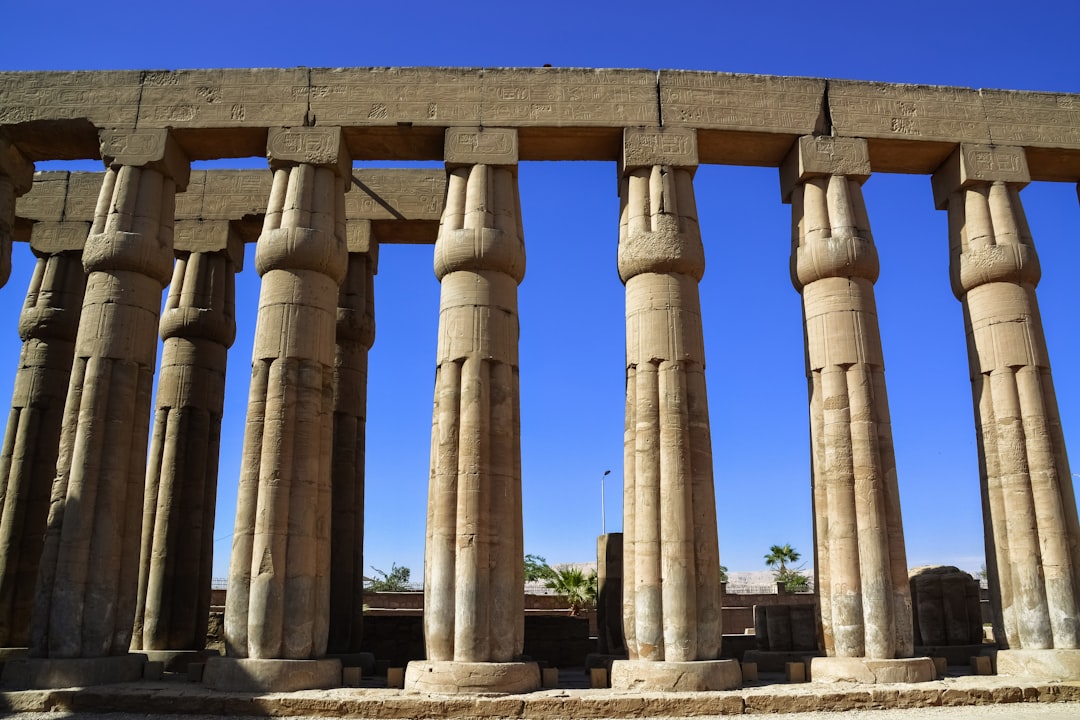 brown concrete pillars during daytime