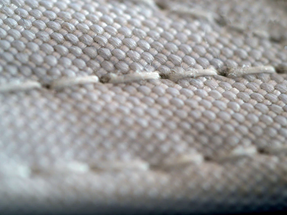 Close-up of the duality activewear set fabric showing smooth texture and subtle stitching details.