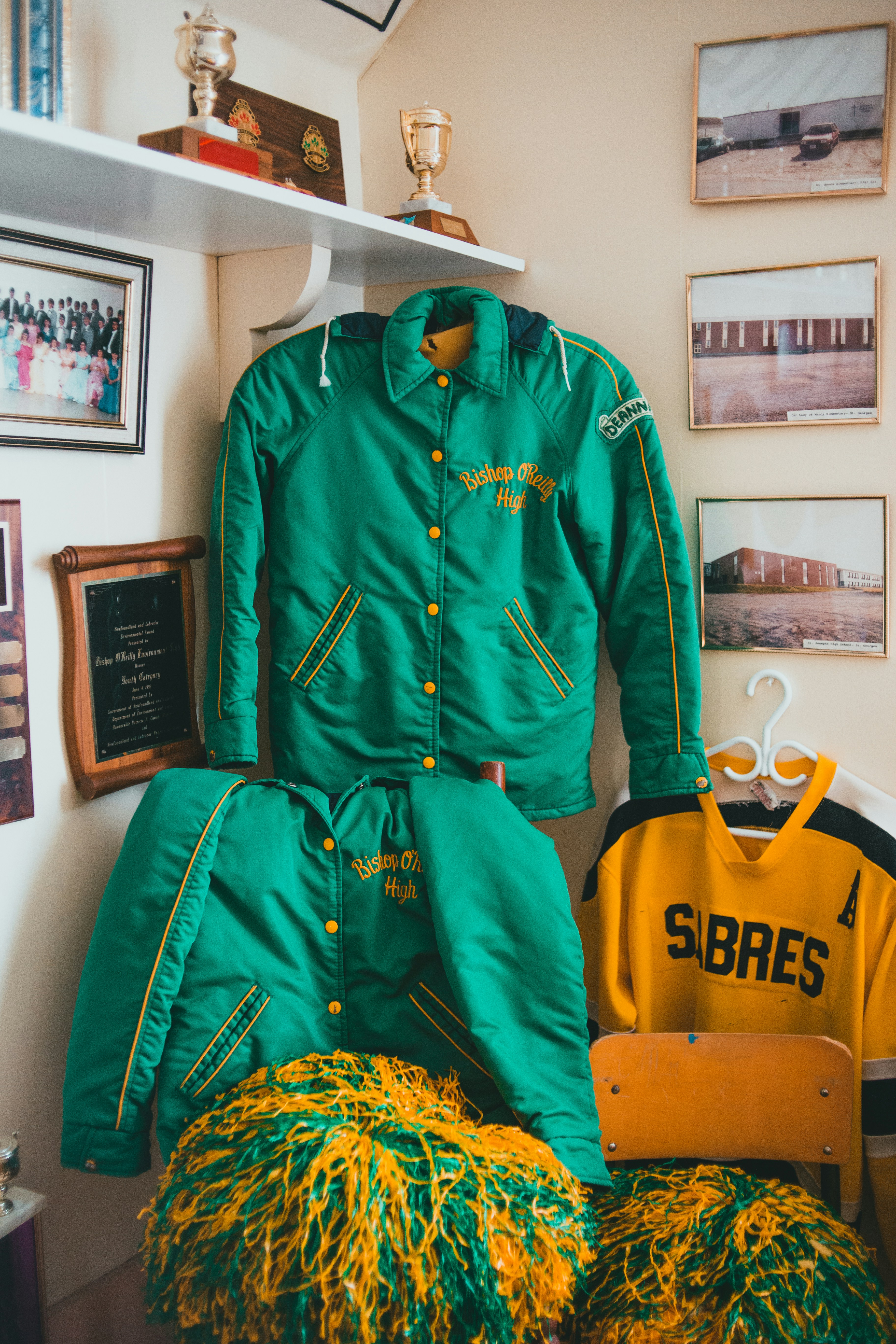 blue leather zip up jacket