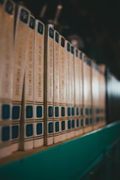 brown and green cardboard boxes