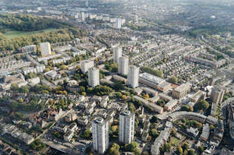 aerial view of city buildings during daytime