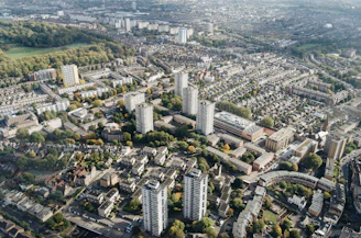 aerial view of city buildings during daytime