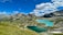 A scenic view of a popular tourist destination in Argentina with clear blue skies.
