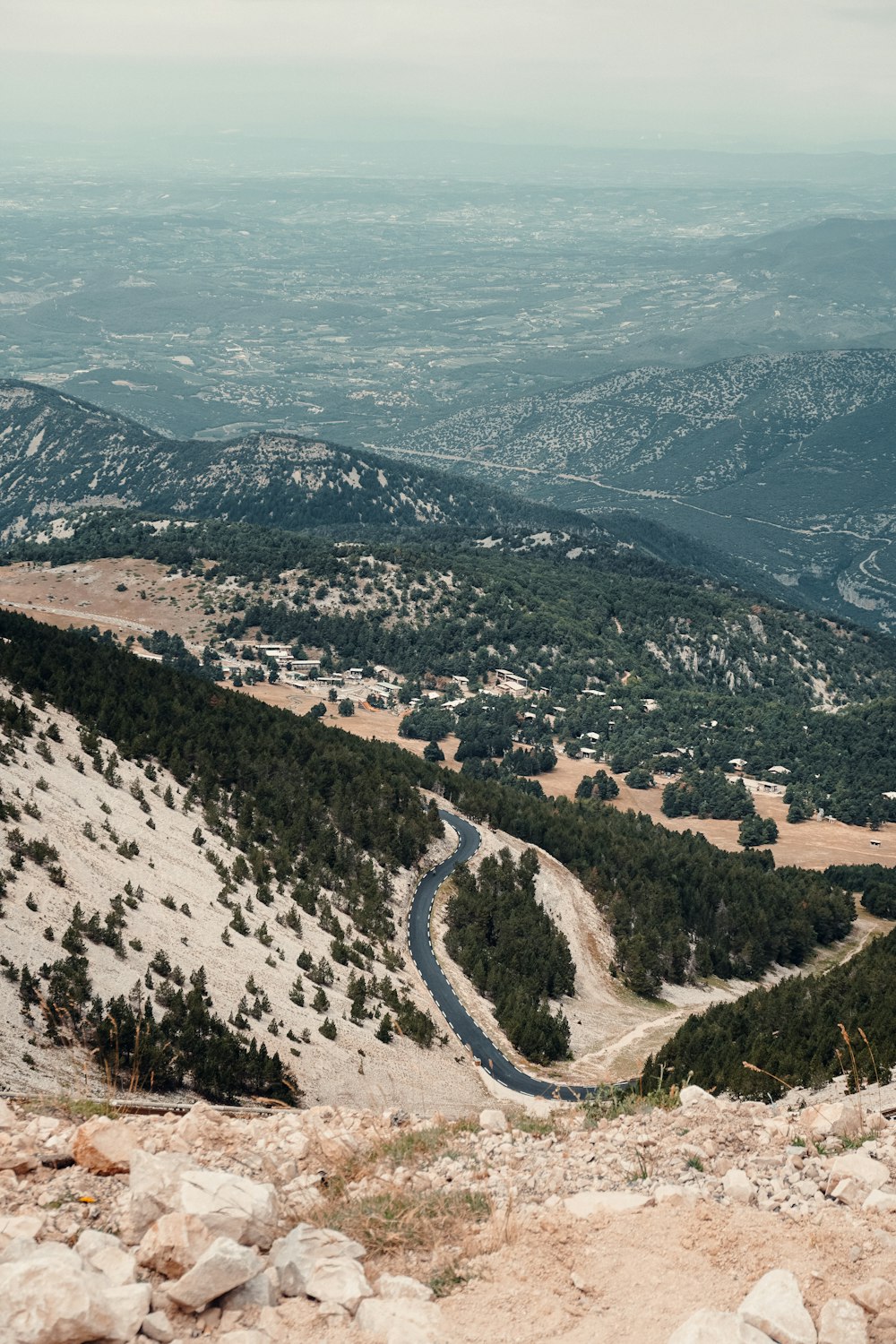 aerial view of green and brown mountains during daytime