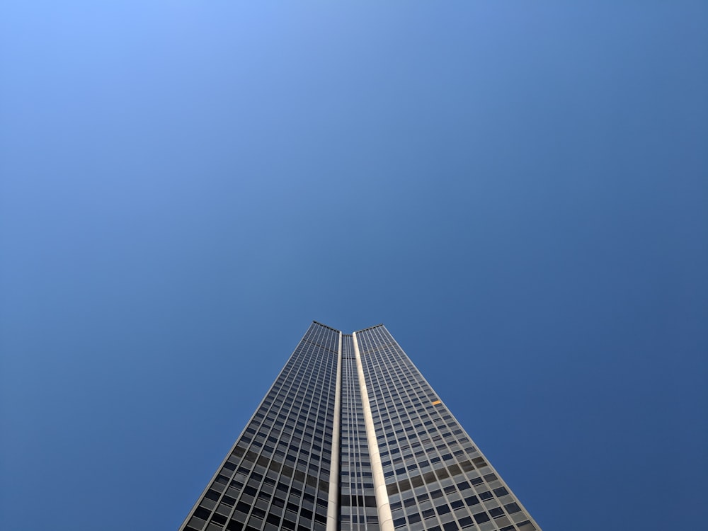 low angle photography of high rise building