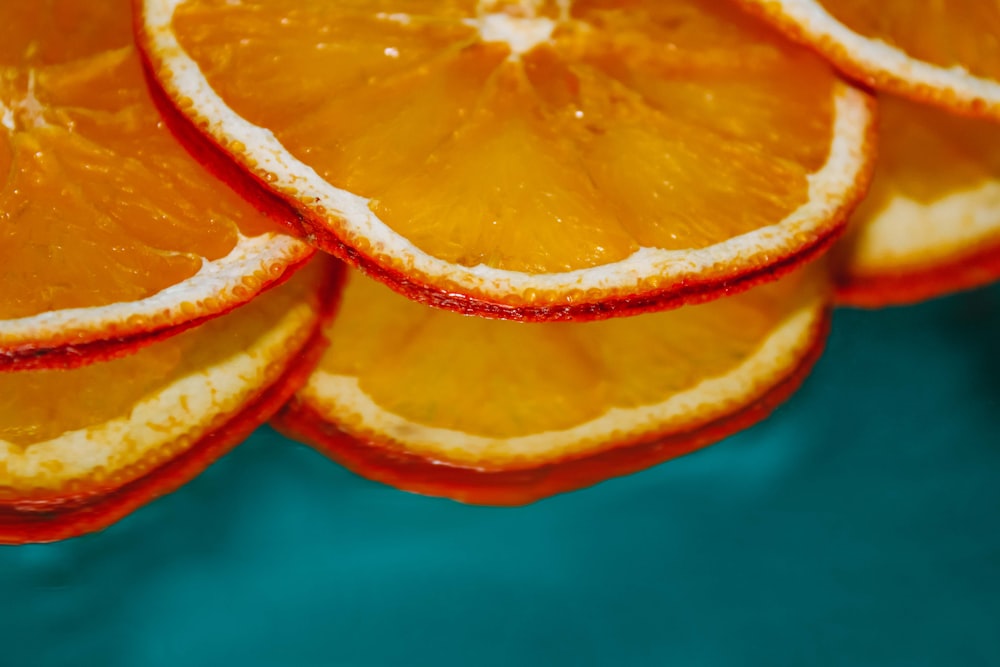 close up photo of sliced orange fruit