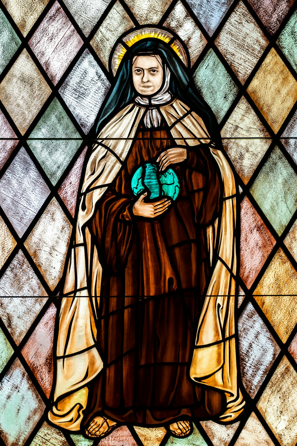 woman in brown and black dress