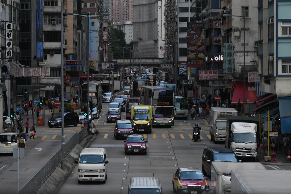 cars on road in city during daytime