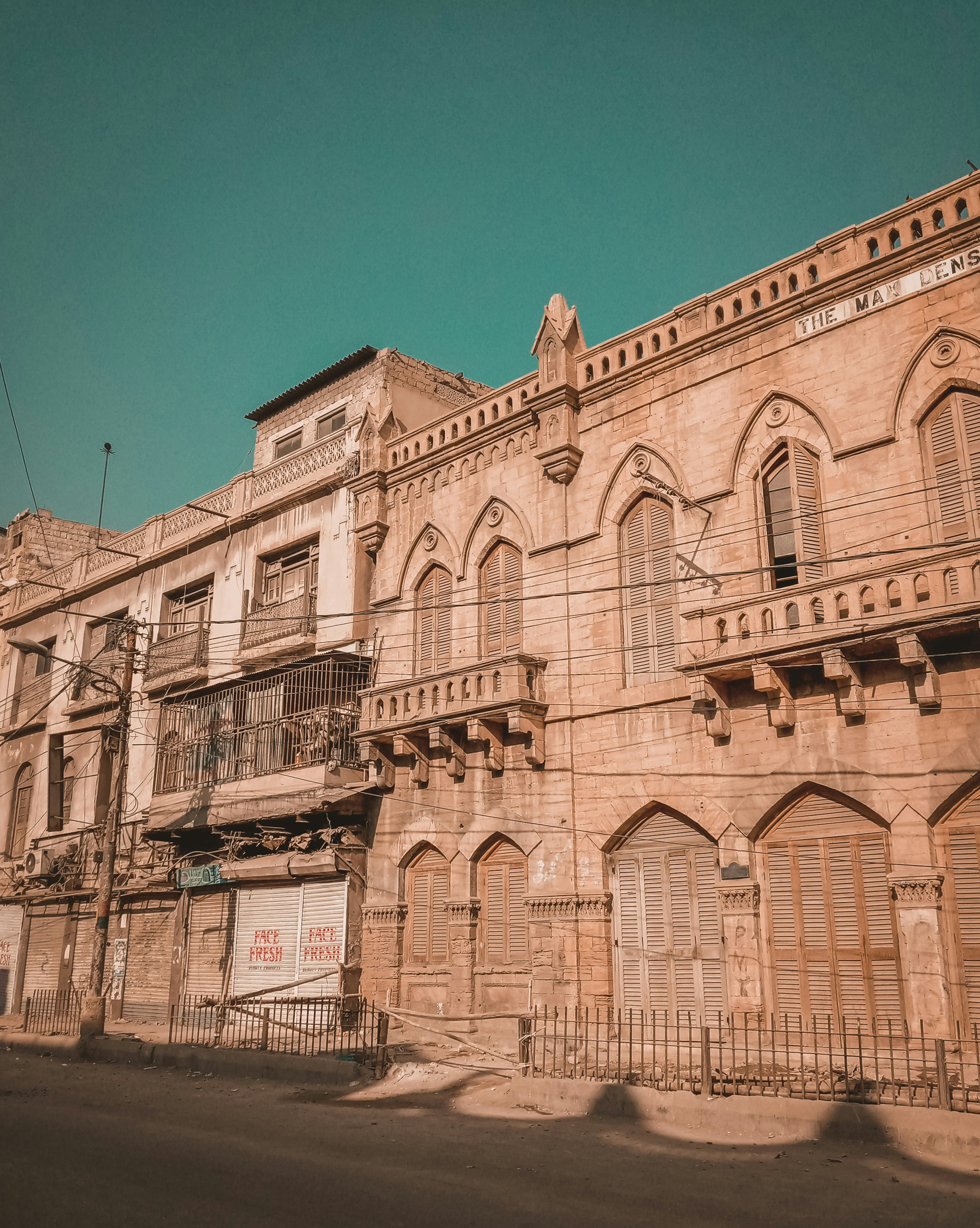 Historical buildings in Saddar, Karachi.