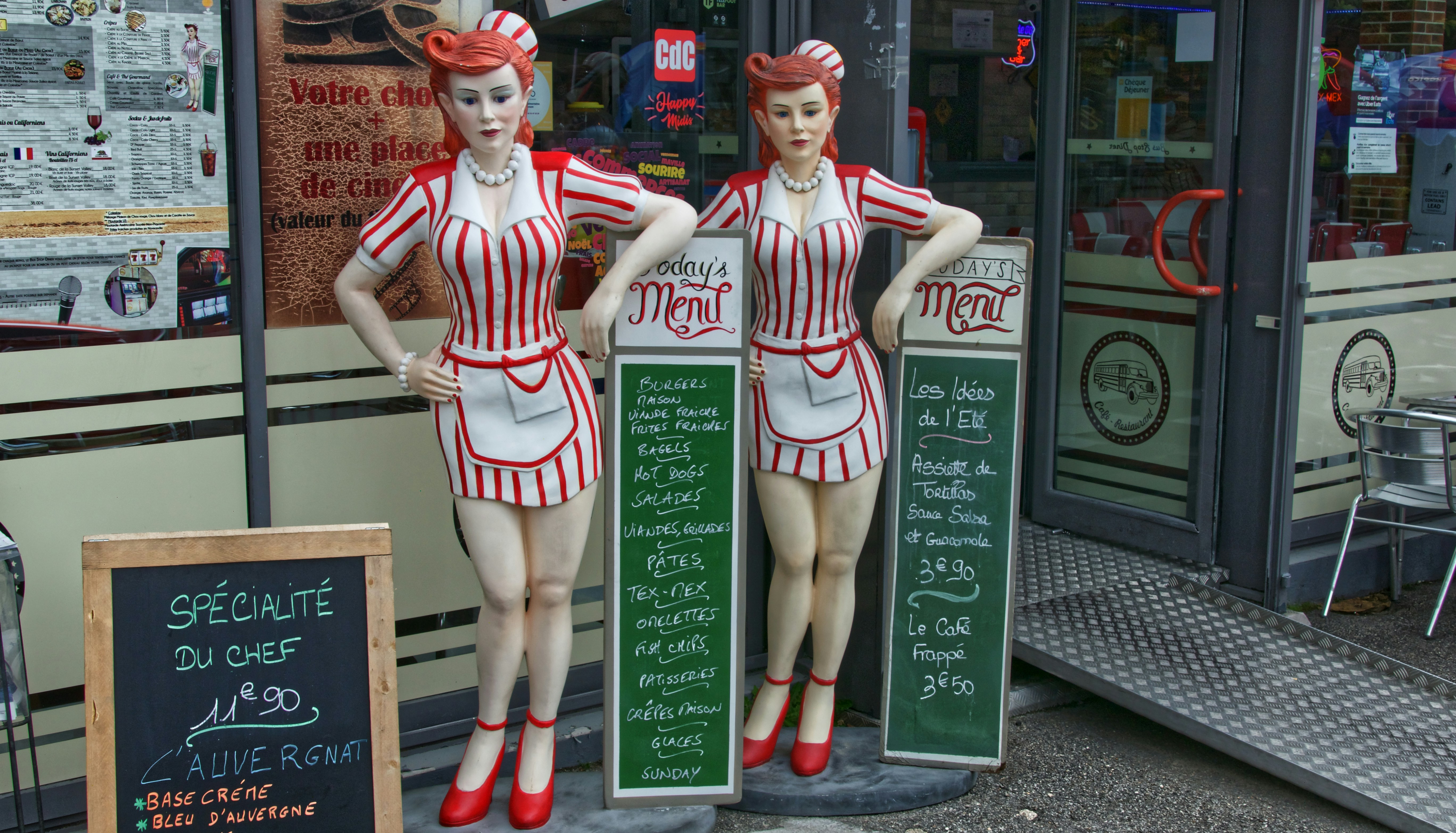 woman in red and white jersey shirt