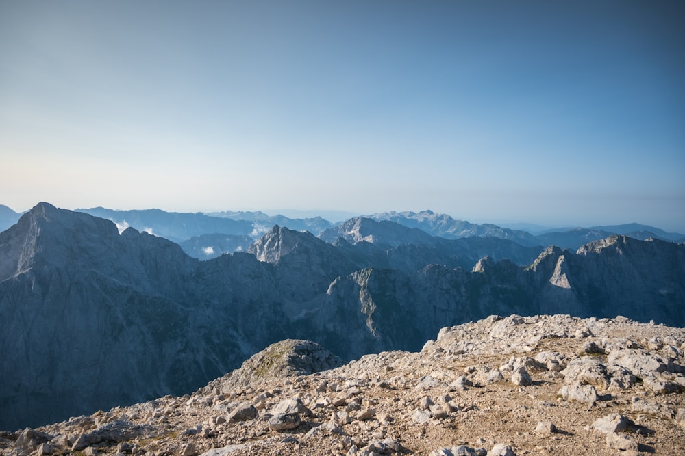 brown rocky mountain under blue sky during daytime