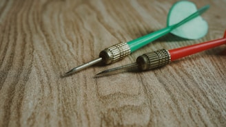 green and silver screw driver