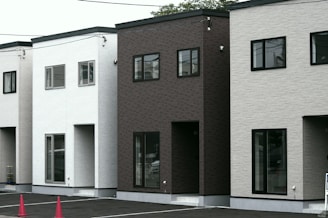 brown and white concrete building