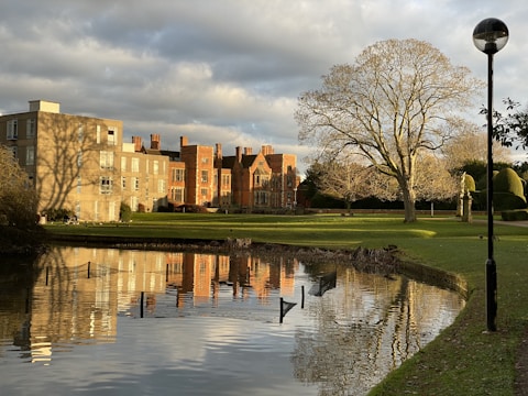brown concrete building near body of water during daytime