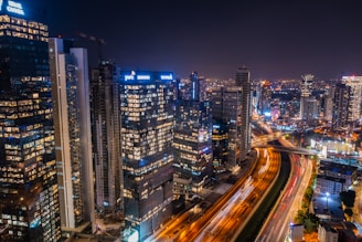 time lapse photography of city during night time