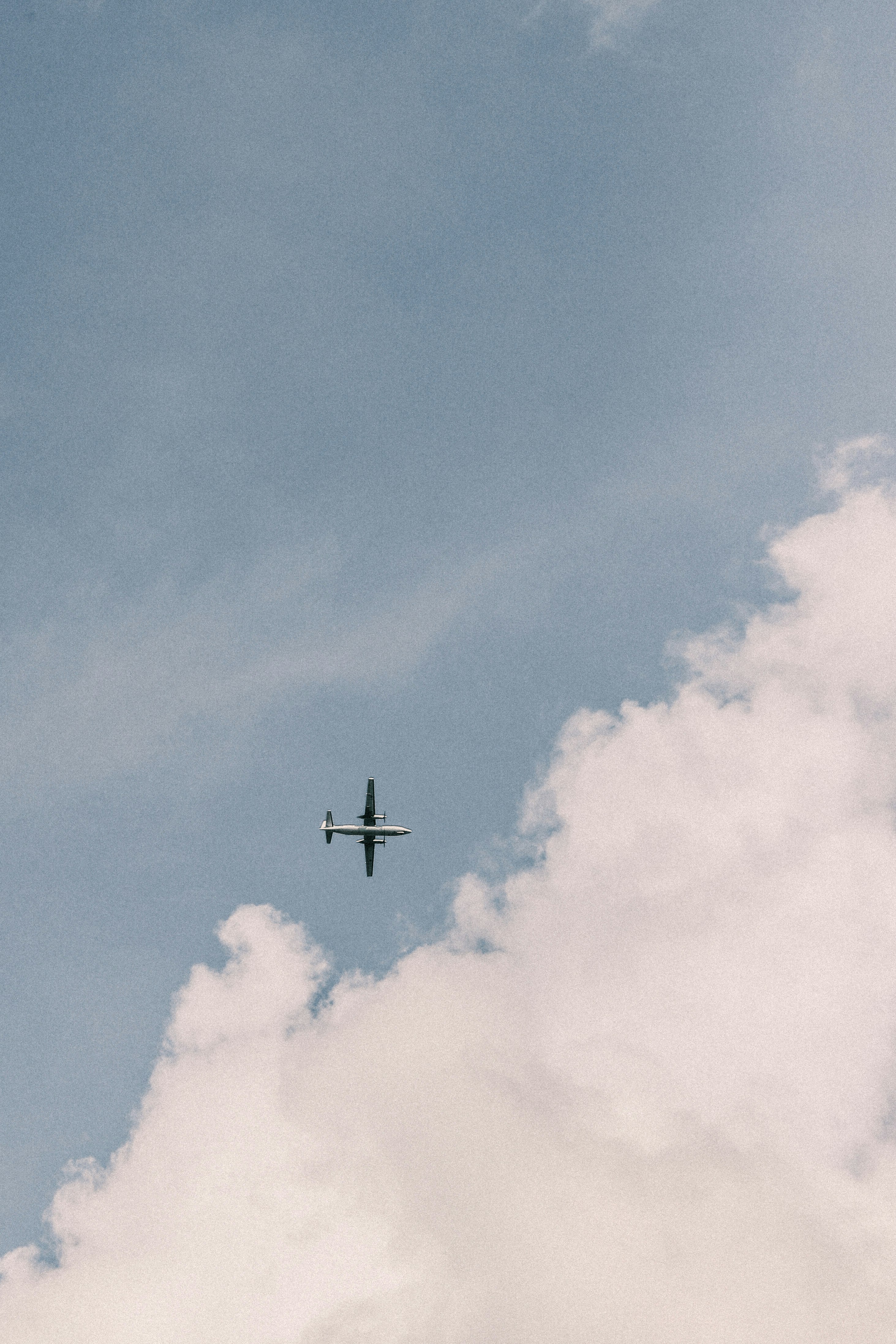 airplane in the sky during daytime