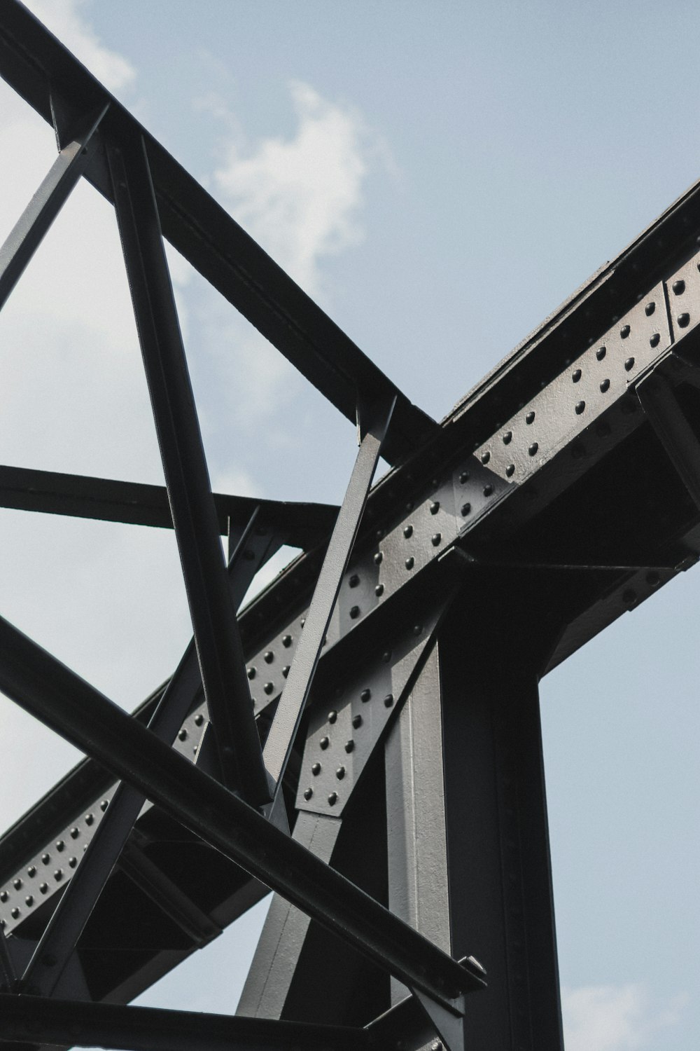 black metal frame under blue sky during daytime