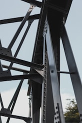 gray metal frame under blue sky during daytime