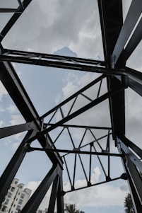 black metal frame under blue sky during daytime