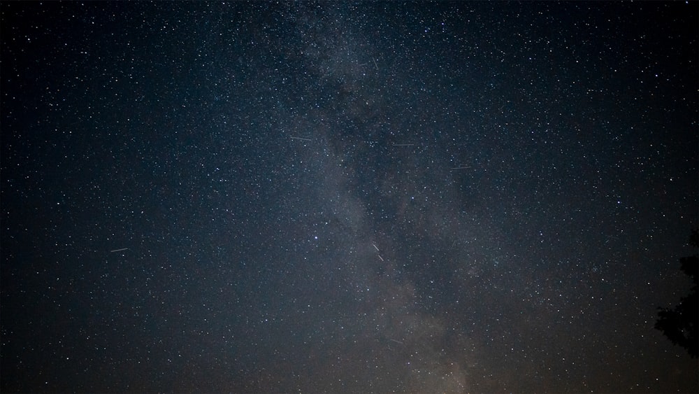 starry night sky over the starry night