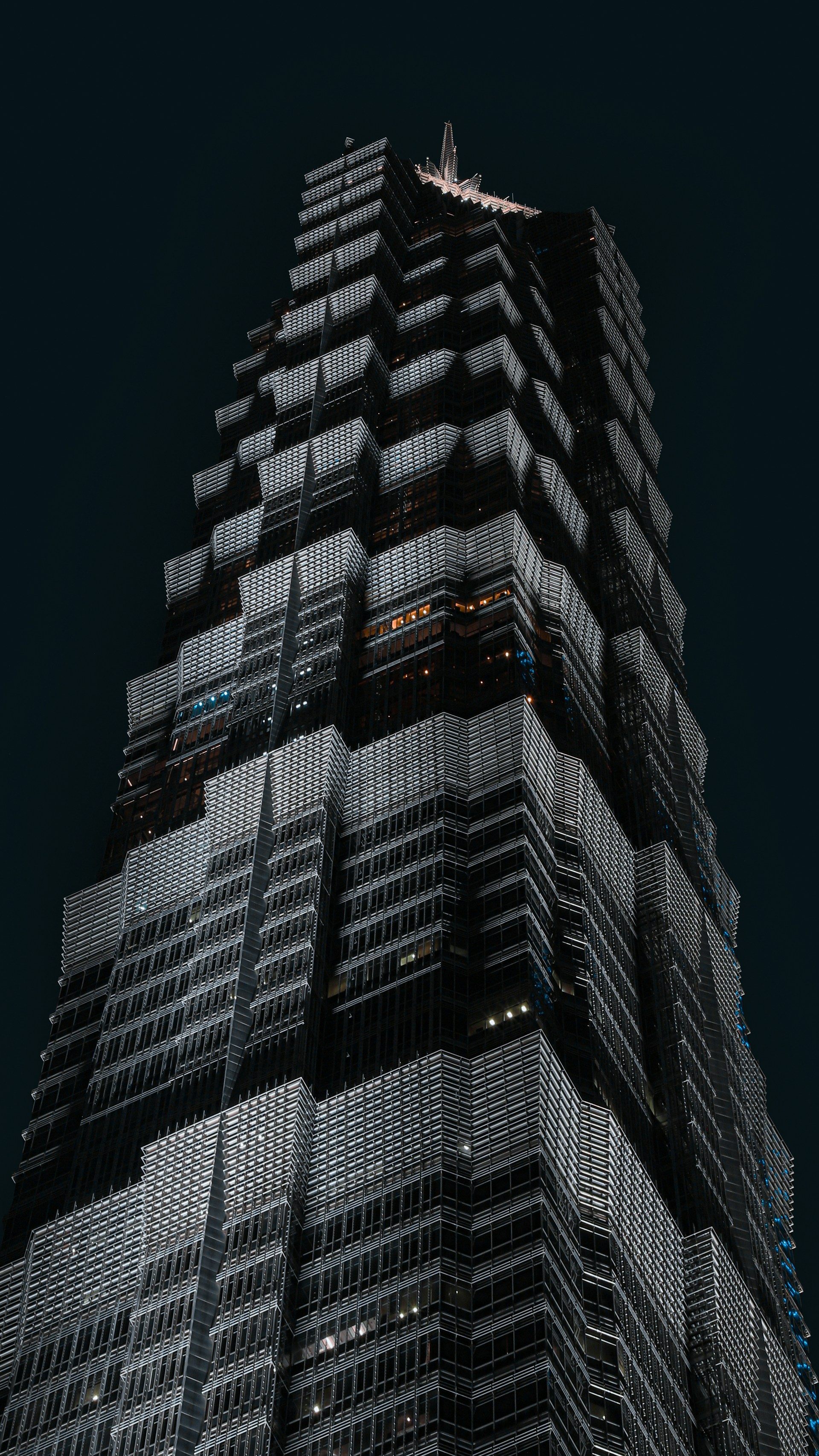 white and black concrete building