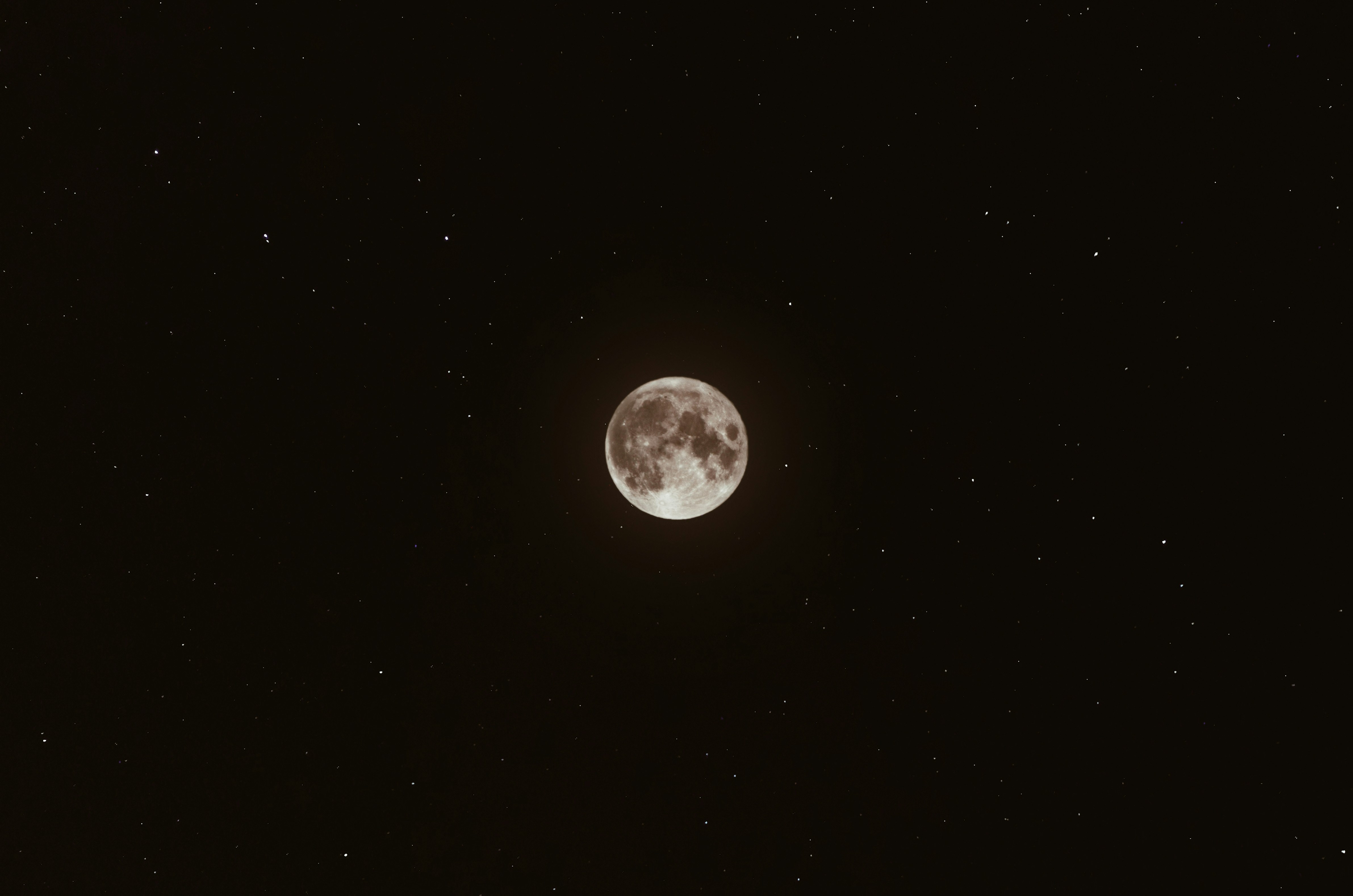 full moon in the sky