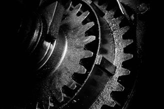 black and white metal tool