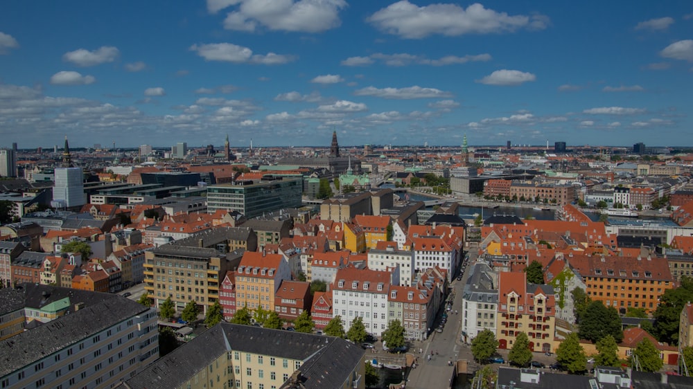 aerial view of city buildings during daytime