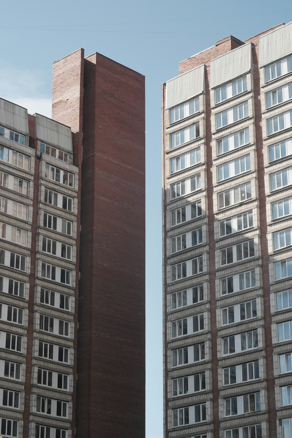 brown and white concrete building