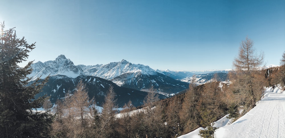 snow covered mountain under blue sky during daytime