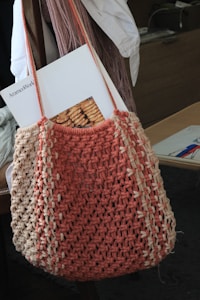 Pink Floral Bag